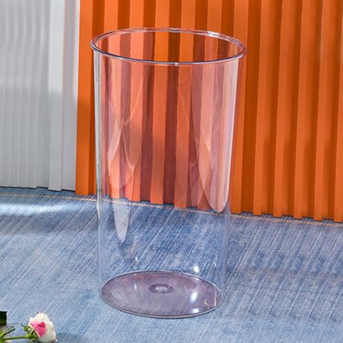 Cubo para flores de oficina cilíndrico ideal para decorar mesas 5