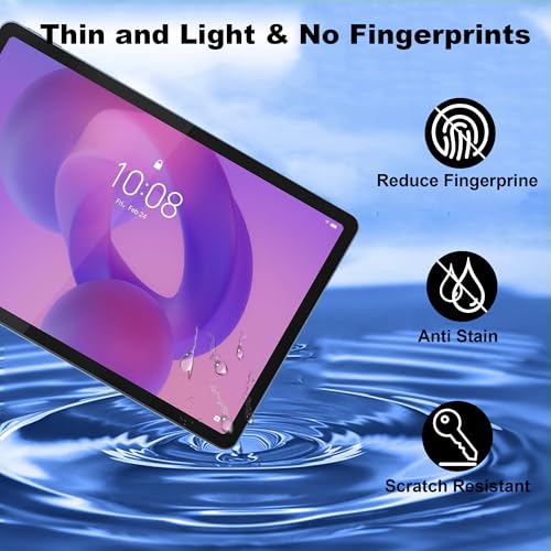 zZjoOoj Lot de 2 films de protection d'écran compatibles avec Lenovo Idea Tab 11" pour verre de protection (pas pour Lenovo Idea Tab Pro) avec 1 anneau de protection individuel en métal et sans bulles – vue 7