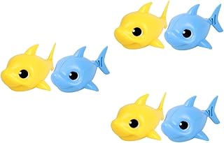 Toyvian 6 Pçs Brinquedos De Banho Brinquedos De Corda De Peixe Brinquedos De Relógio De Banho Brinquedos De Banho Brinquedos De Banho Flutuantes Brinquedos De Banho De Corda Tomar Uma