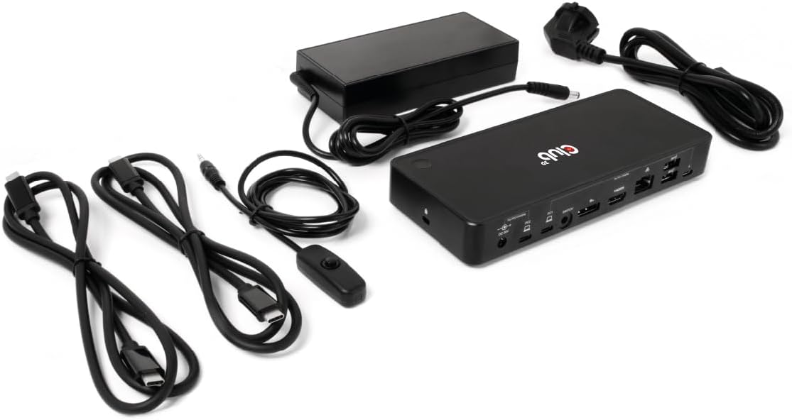 Club3D Displayport/Hdmi Kvm Switch/Dock 4K60Hz for USB, W128827742 (Switch/Dock 4K60Hz for USB Type-C Inputs)
