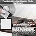 4 in 1 Vinyl Record Cleaning Kit Turntable Stylus Cleaner - Record Mitts, Record Clean Roller, Microfiber Cloth, Turntable Stylus Cleaner Gel for Vinyl Record Vinyl Record Needle