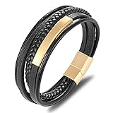 Tipo de producto: Pulsera, Tipo de cadena: Cuero genuino, Tipo de hebilla: Imán