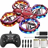 RC Toys Mini Drones for Kids for Beginners,Remote Control Toy with 3 Speeds Mode, 360° Flips,LED Light Auto Hovering, Headless Mode, RC Drones Birthday Gifts Kids Toys for 6-14 Year Old Boys Girls
