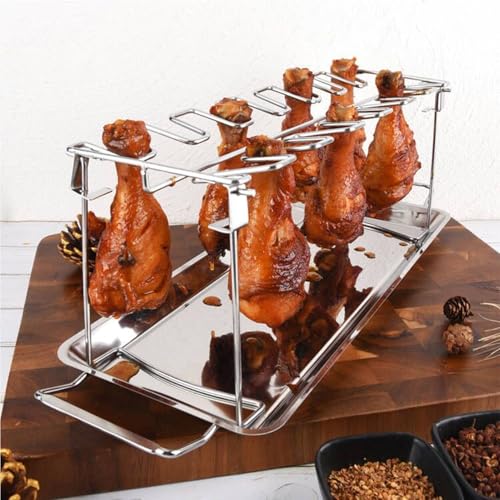 Support cuisse de poulet pour four et barbecue grande capacité
