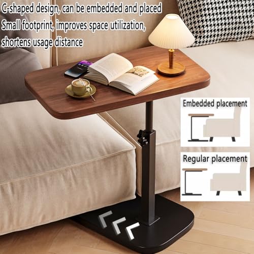 Table d'appoint 360° rotative pour canapé et meuble ordinateur réglable
