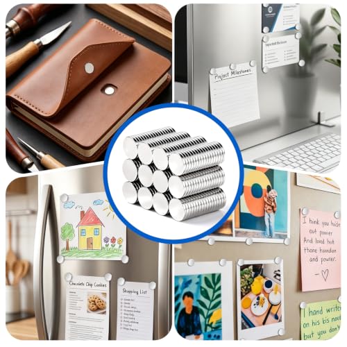 Image of TRYMAG Small Rare Earth Magnets, 200 Pack, 7x1mm