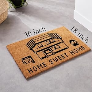 Funnycoirmonsterdoormathomesweethomewelcomemat30x18inchheavydutynonslipoutdoorindooruse Urban Country Home Decor Funny coir monster doormat home sweet home welcome mat 30 x 18 inch heavy duty non slip outdoor indoor use urban country home decor