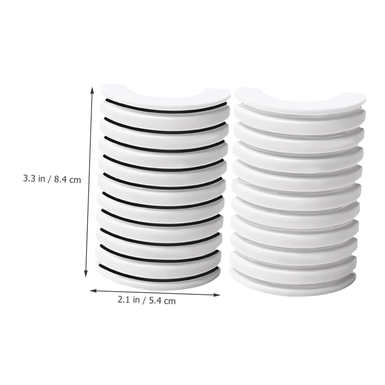 MUSISALY Self Adhesive Eyelash Strips Replacement of Transparent Lash Glue Strips for Lashes Easy Application Gentle