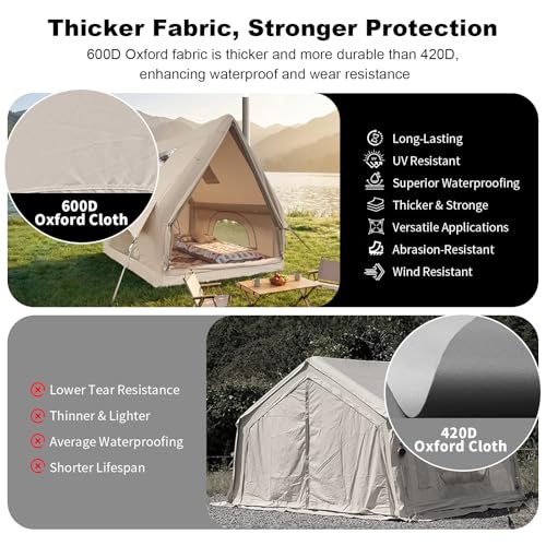 Carpa Inflable Qeroo Luxury para Camping 1-2 Personas miniatura 5