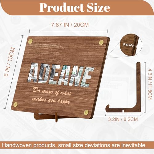 Personalized Wooden Money Envelope Custom Money Holder Gift for Christmas, Birthday, Mother's Day,Gruduation2