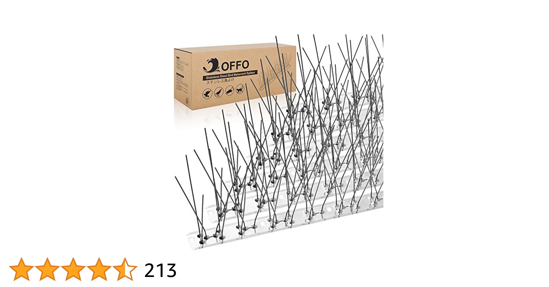 Amazon | OFFO 鳥よけ 鳩よけは100%ステンレス製でアセンブリ済