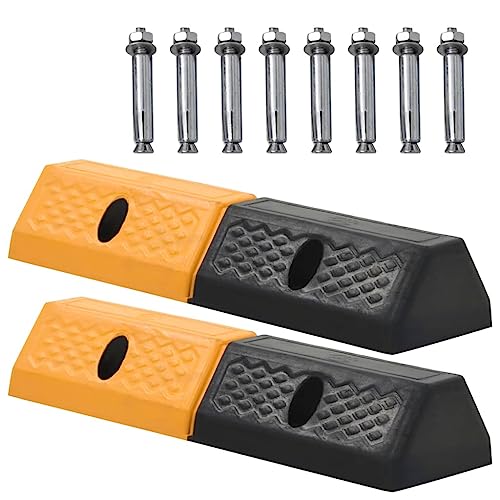 Butoir de stationnement robuste à haute visibilité réfléchissante pour sécurité routière 2X