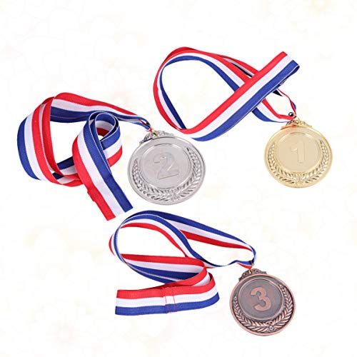 Medalhas de Prêmio IMIKEYA com Fita de Pescoço e Medalhas de Prêmio de Metal para Jogos Esportivos C
