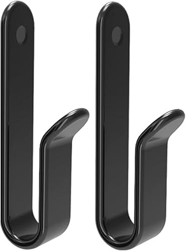 Miniatura 3 de SANJINFON Soporte de pared para snowboard, tablas de surf, patinetas, esquís, clip de exhibición horizontal, soporte de pared negro, pequeño para el