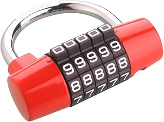 VOSAREA Combination Padlock lockers for Employees Mini Locker Security Lock Padlock Staff Number Door and Window Lock Combination Lock