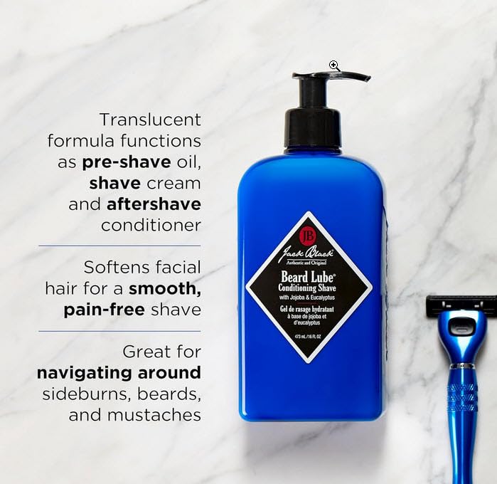 Jack Black Beard Lube Conditioning Shave - Beard Conditioner for Men, Mens Gifts