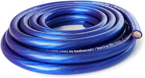 Miniatura 6 de KnuKonceptz Bassik - Cable de alimentación de batería automotriz primaria calibre 10, color rojo, 10 pies