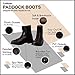 TuffRider Women's Starter Front Zip Paddock Boots, Mocha, 7