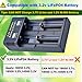 3.2v LifePo4 Rechargeable Battery Charger, ONLY Compatible for 3.2v LifePo4 Rechargeable Batteries