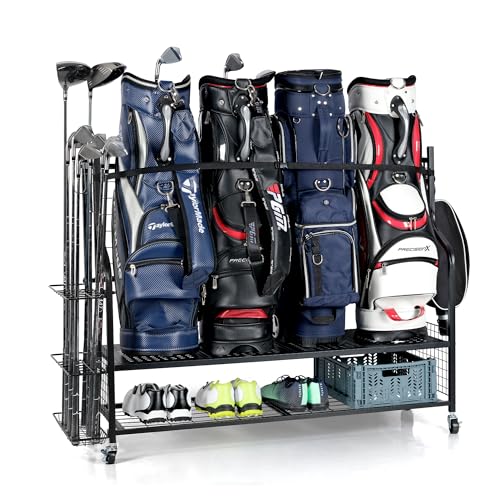 4-Bag Golf Organizer Rack