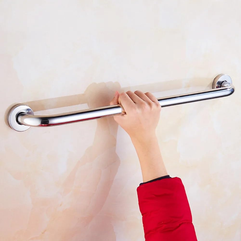 Barra de Apoyo para baño, Barras de Apoyo para duchas de 300/400/500 mm, pasamanos de Acero Inoxidable, asa de Seguridad, herrajes para toallero (300 mm).