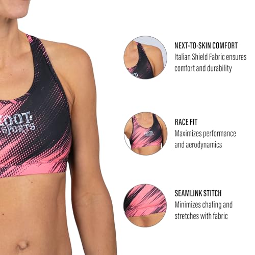Image of Zoot Women's LTD Triathlon Sports Bra, Racerback High Performance Tri Sports Bra for Swim, Bike, Run & UPF 50+ Fabric