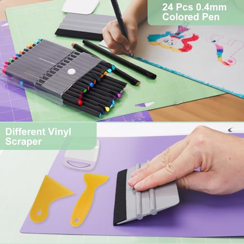 Daskwsn Ultimate Accessories Bundle for Cricut Makers and All Explore Air Machine Cricut Accessories and Supplies Bundle Tools and Accessories Kit for Beginners, Professionals and Skilled Crafters - Image 5