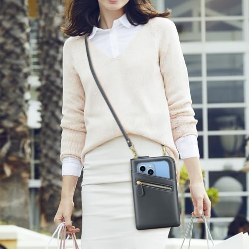 nuoku Small Crossbody Bags for Women Designer Cell Phone Bag Wallet Purses Adjustable Strap2