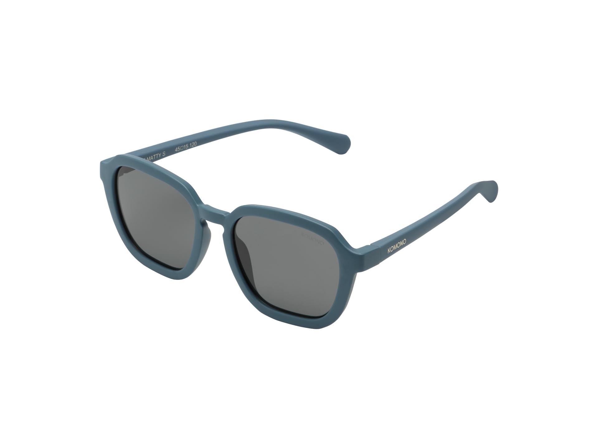 KOMONO Matty Jr. Kwadratowe okulary przeciwsłoneczne dla dzieci, okulary przeciwsłoneczne, ochrona przed promieniowaniem UV, odporne na zarysowania, okulary przeciwsłoneczne, dla małych dzieci