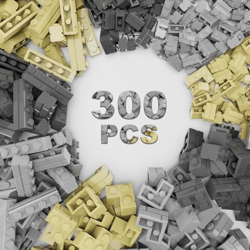 TTEHGB TOY Classic Building Bricks, 300 Pcs Masonry Profile, Wall Bricks Blocks - Image 2