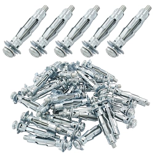 M4 Heavy Duty Bolts and Wall Anchors (30 Pcs)