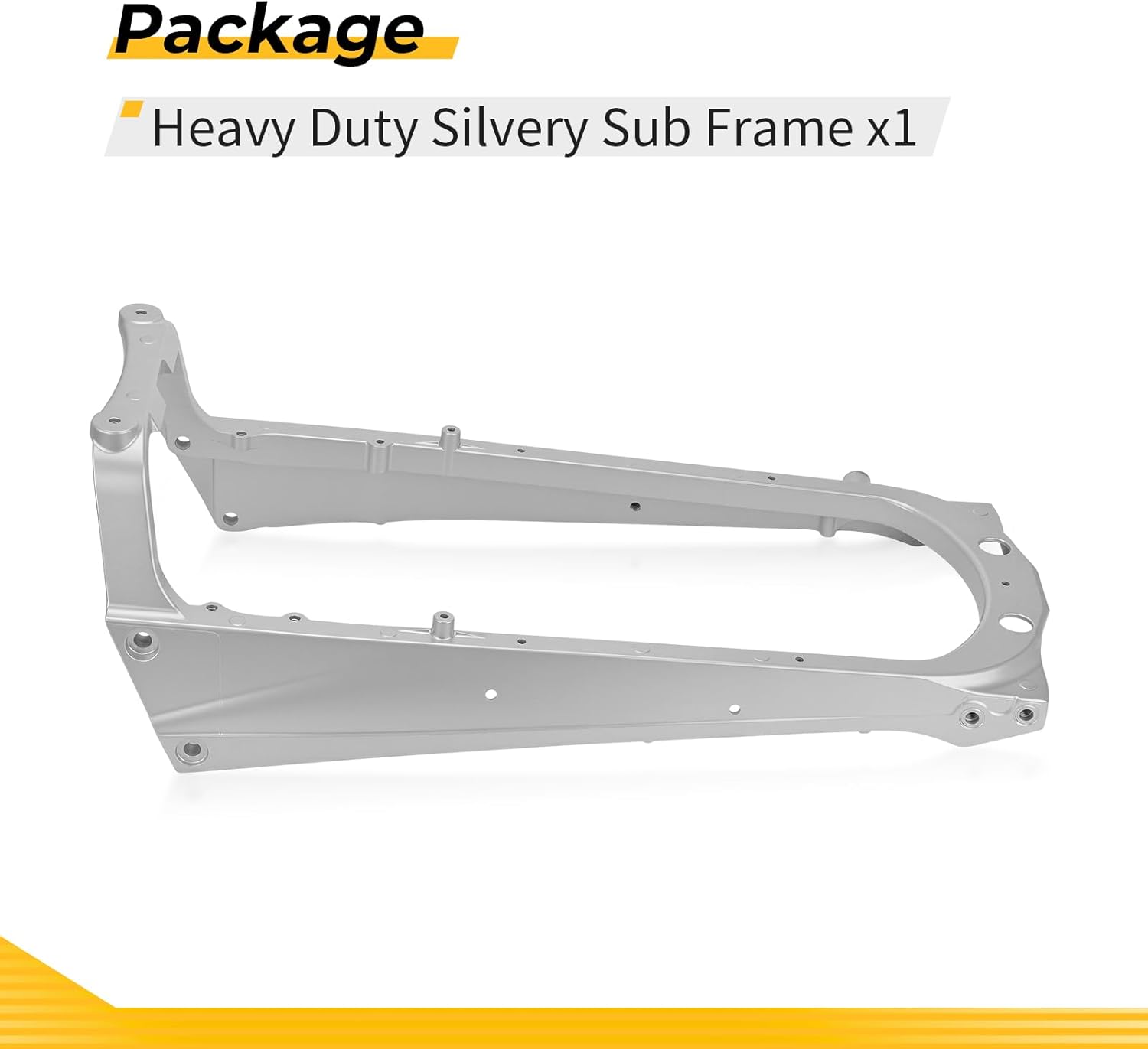 M MATI Heavy Duty Aluminum Silvery Sub Frame for Yamaha Raptor 700 YFM700 Raptor 700R YFM700R 2006-2024 1S3-21190-08-00 2LS-f1190-98-00 2lS-f1190-19-00