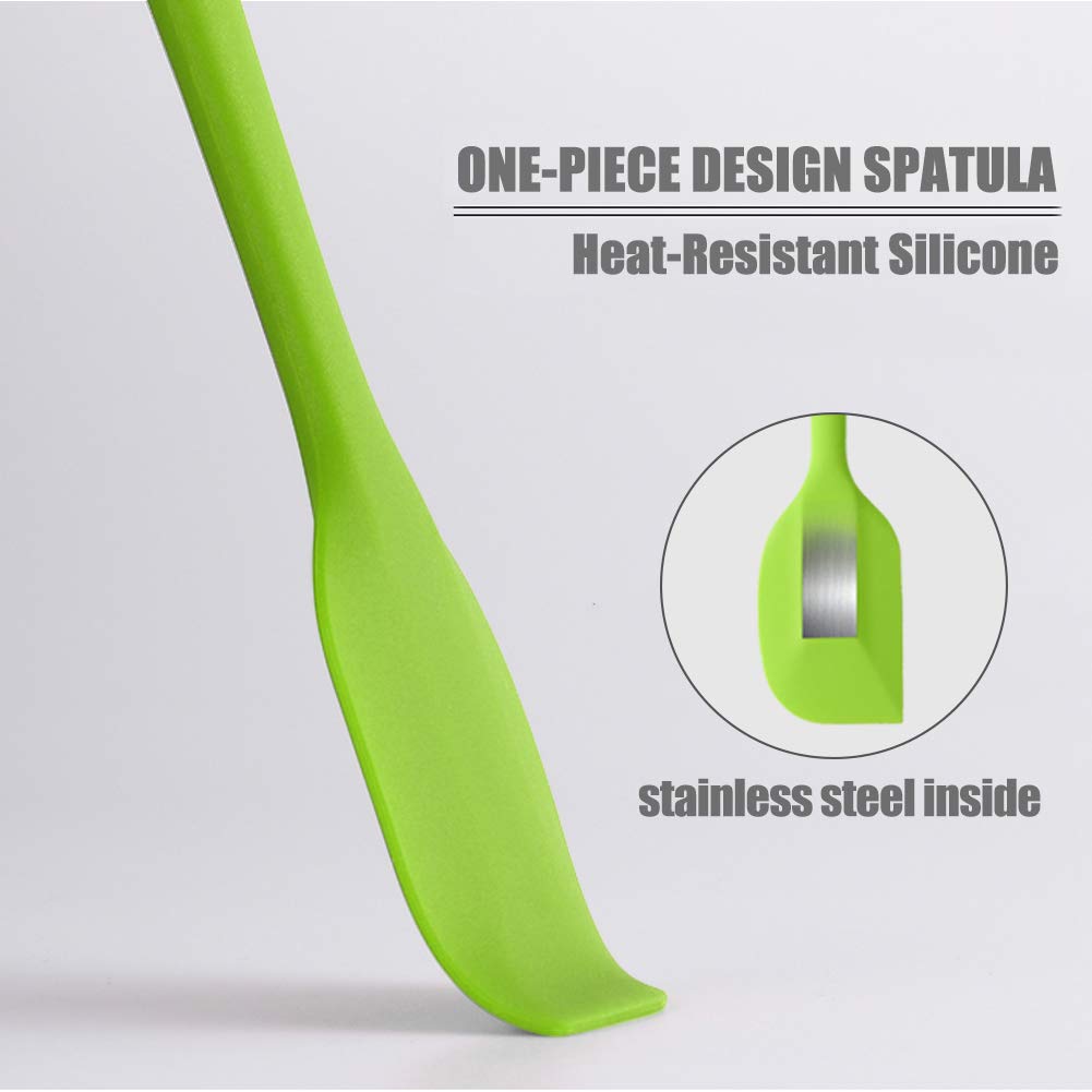 Caldera doble de acero inoxidable con espátula de silicona, olla Chocloate Metls con mango resistente al calor para derretir chocolate, dulces, velas, jabón y cera.. 6
