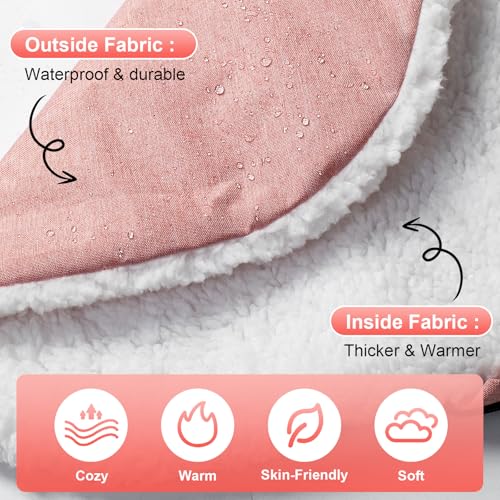 Winter Baby Car Seat Cover Plush Sherpa