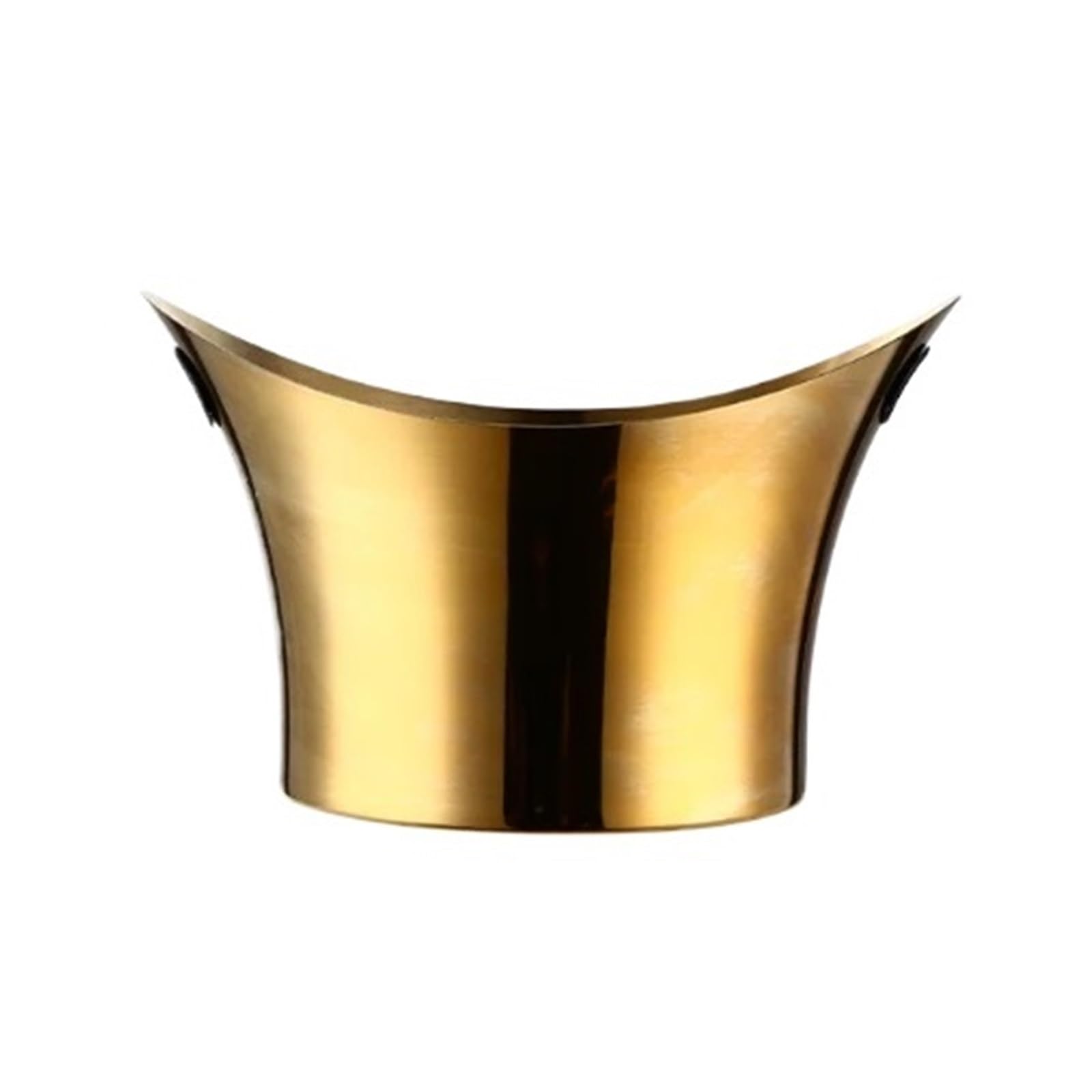 Casa Questo grande secchiello for il ghiaccio in acciaio inossidabile con manico è perfetto for le feste Bar | Gold