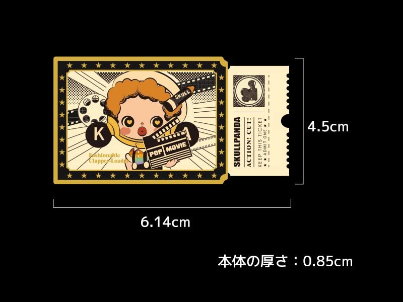 Amazon.co.jp: ポップマート(POP MART) SKULLPANDA Action! Cut