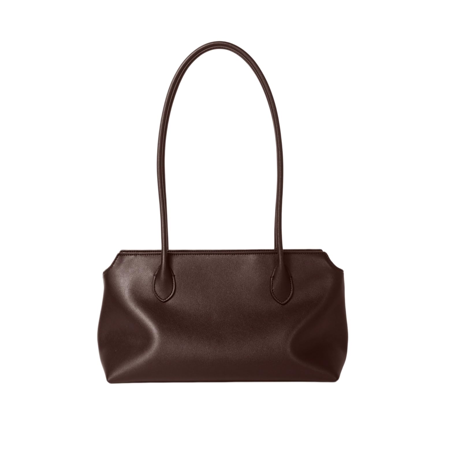 beauty case Borsa In Pelle Reale A Spalla Delle Ascelle Di Grande Capacità Per Pendolari Elegante L'uso Quotidiano Del Lavoro-black