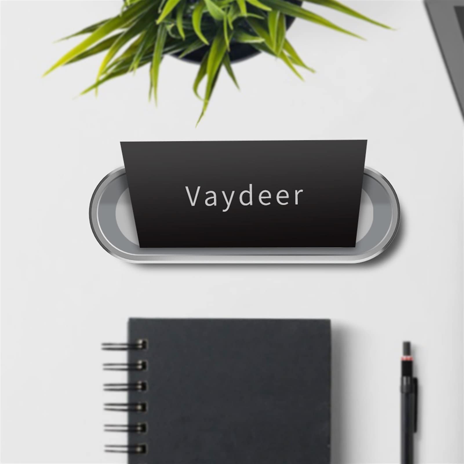 Porta carte per donne uomini Supporto per carte in metallo Espositore in alluminio ID, Debito, Business, Nome, Carta regalo Organizer da scrivania Contenitore Porta biglietti da visita Buissnes