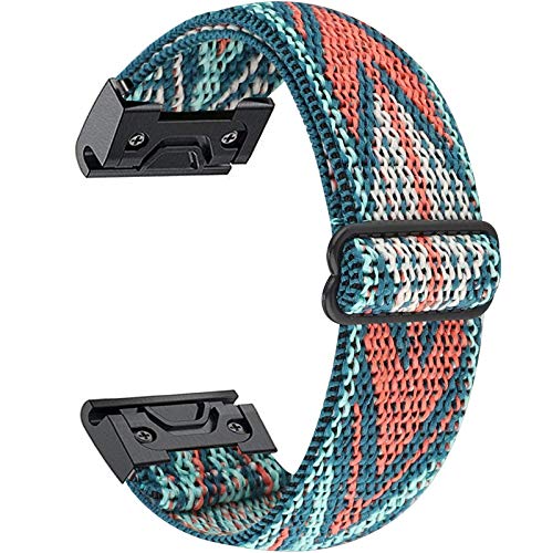 Correa elástica de nylon para Garmin Fenix 6-8 22mm miniatura 7