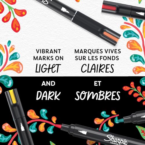 Image of Sharpie Creative Acrylic Markers - Brush Tip, Set of 2, 2196903