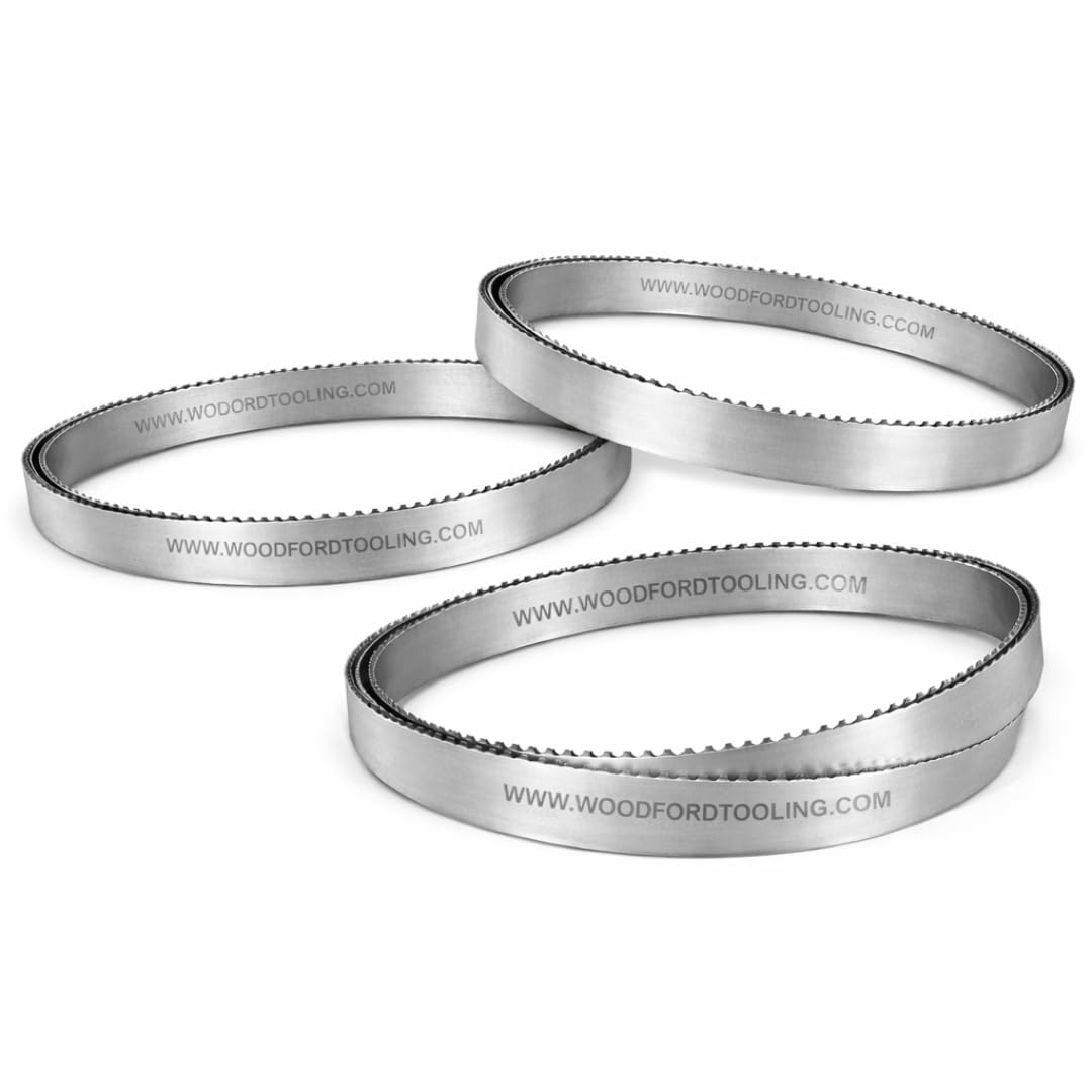 Xcalibur Tooling 835mm x 13mm (1/2") x 14 TPI Bi-Metal M42 Metal Cutting Bandsaw Blades Pack of 3 Compatible with Makita & DeWalt DCS370B DPB182RTE, XBP03Z