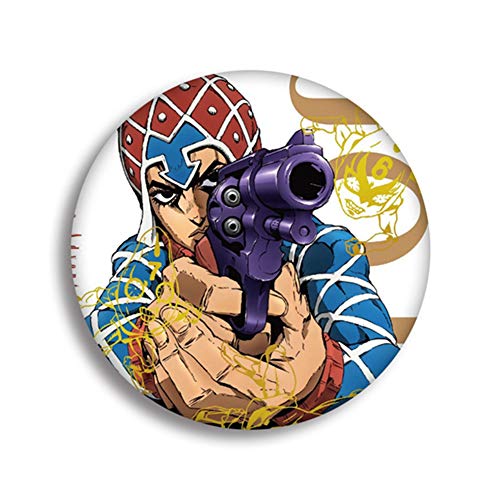WerNerk Anime JoJoJoJo s Bizarre Aventura Parte 5: Broche Coleccionable de Viento Dorado