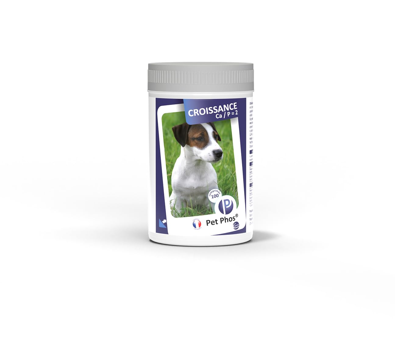 Pet-Phos Canin Croissance Ca/P=2-1 Boite de 100 comprimes complement Croissance