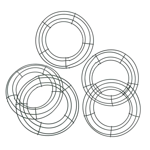 Aros de metal de 20 cm para crear coronas navideñas y decoración DIY
