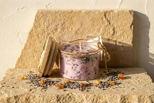 Bougie lavande ambre Essences Agape pour rituel de sérénité - 2