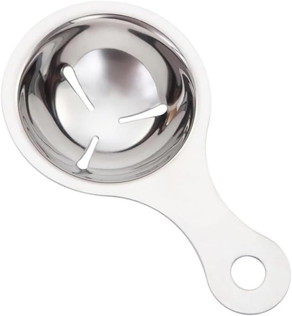 SOLUSTRE Stainless Steel Egg Yolk Separator White Yolk Extractor Kitchen Gadget Non-stick Strainer for Cooking and Baking Easy to Clean Tool for Home and Professional Chefs