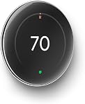 Google Nest Learning Thermostat Pro Edition with Temperature Sensor (4th Generation, 2024) Smart Energy Saving, Advanced Calibration, Adaptive Eco, Compatible with Alexa & Home (Polished Silver)