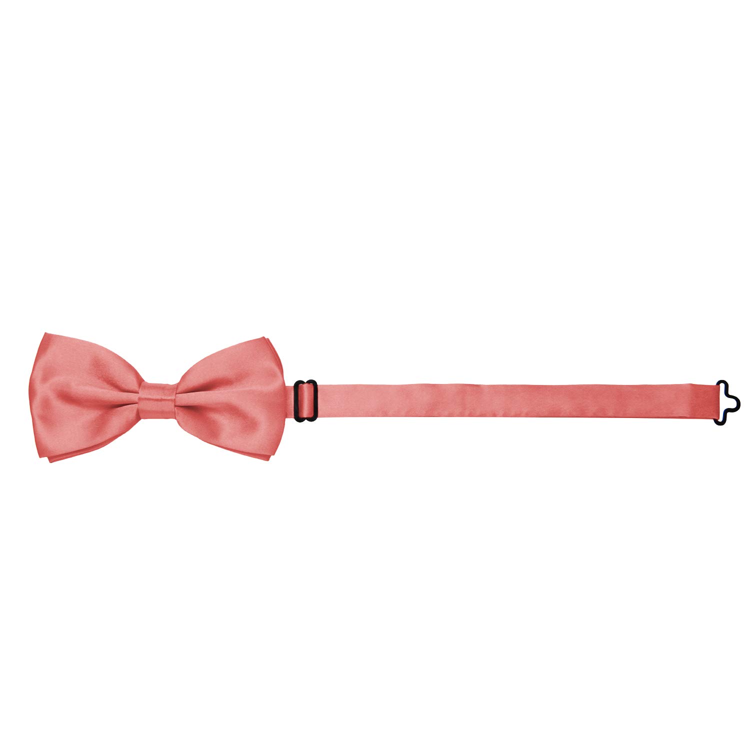 MASADA bow tie rose - men's accessory in shiny-look, continuously adjustable, handmade with hook closure - 12 x 6 cm - Image 2