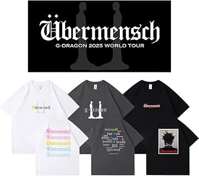 G-DRAGON ジヨン Übermensch 半袖 Tシャツ 黒 M G-DRAGON ジヨン Ubermensch Tシャツ 黒 - メルカリ