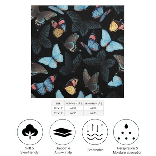 Luxury Small Square Silk Feeling Scarf for Women, Hair Wrap Headscarf Breathable Neckerchief Head Bandana Gifts2